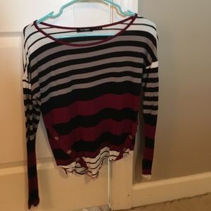 Blue Pepper Long Sleeve Striped Shirt